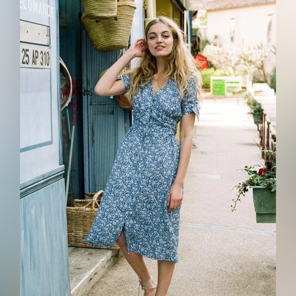 Blue Rouje Laura dress 38